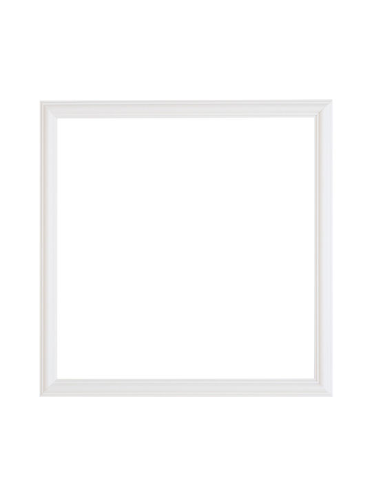 3D Πάνελ Τοίχου από Πλαστικό A-s Alber Λευκό 50x50εκ. 4τμχ