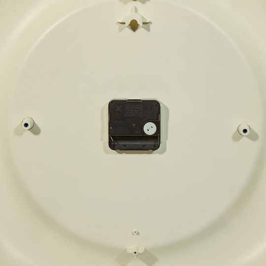 A-s Mifo Часовник На Стена Пластмасов Екрю Ø39cm