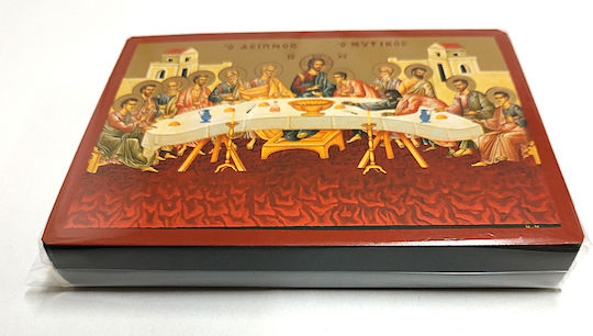 The Last Supper Flat Icon Category Paper Tal No 0 Dimension 10.0cm X 14.0cm Wood Mdf Icon S&k Byzantine Icons