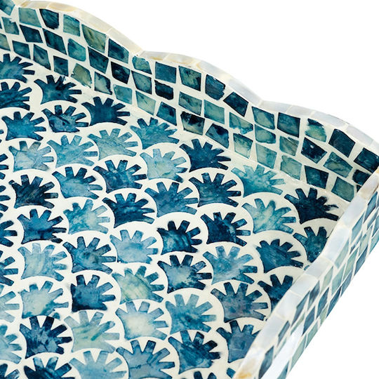 Artekko Tavă Decorativă Din Lemn Rectangulară 40x32.5x5cm