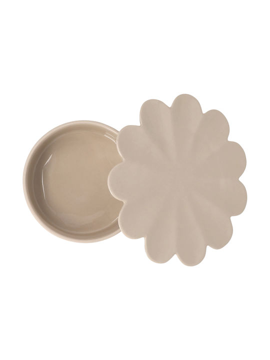 Raeder Softone Ceramic Beige Lunch Box 12.9x12.9cm