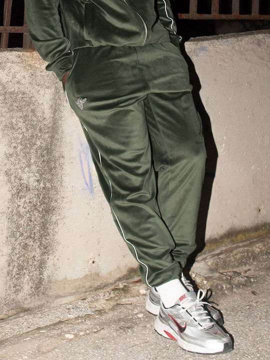 Herren-Sweatpants Jogginghose Khaki
