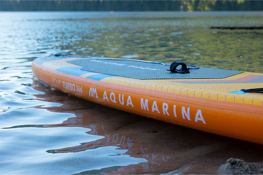 Aqua Marina AMgo Turbo 366 + BlueDrive S Inflatable SUP Board / Kayak with Length 3.66m Orange