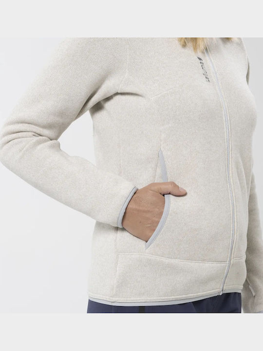 Women's Cardigan with Zipper Pink