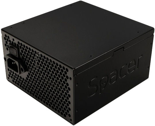 Spacer SP-MP-600 600W Черно Захранващо Блокче За Компютър Пълен Модул 80 Plus Standard
