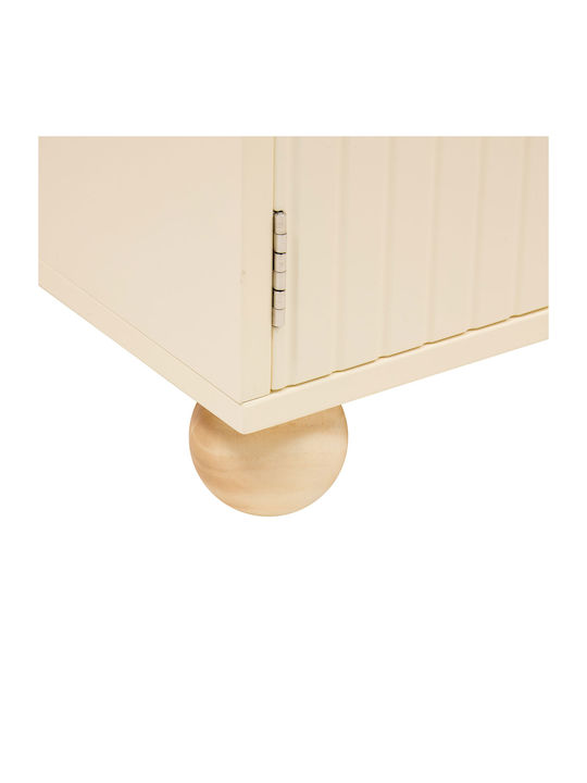 A-s Bouli Βιβλιοθήκη Δαπέδου Ξύλινη Μπεζ 60x30x94.5cm