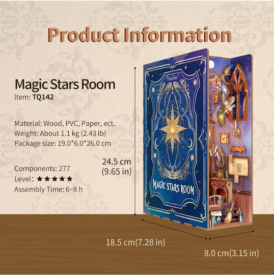 Tonecheer Παιχνίδι Κατασκευών Ξύλινo 3d Puzzle