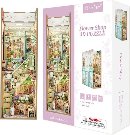 Tonecheer Jucărie de Construcție Puzzle 3D din Lemn