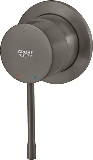 Grohe Essence Σετ Μίκτης & Κεφαλή Ντουζ Εντοιχισμού για Ντουζιέρα 1 Εξόδου Γκρι