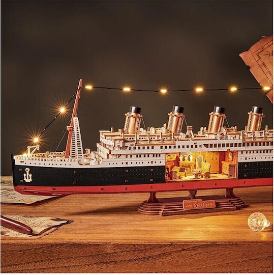 Robotime Tgl02 Rolife 1912 Eternal Atlantic Voyager Led 443pcs