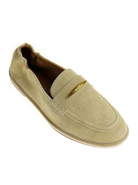 Women's Moccasins in Beige Colour