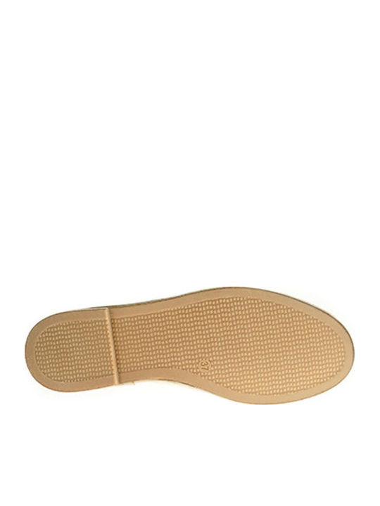 Women's Moccasins in Beige Colour
