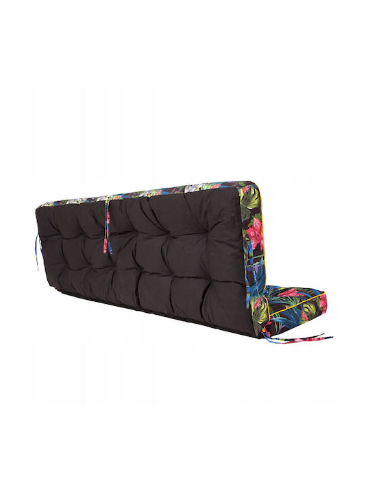 Multicolour Garden Chair Cushion with Backrest
