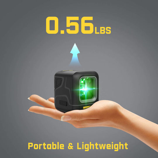 Fanttik D2 Self-leveling Linear Laser Level Green Beam 3.7V with Working Range 30m