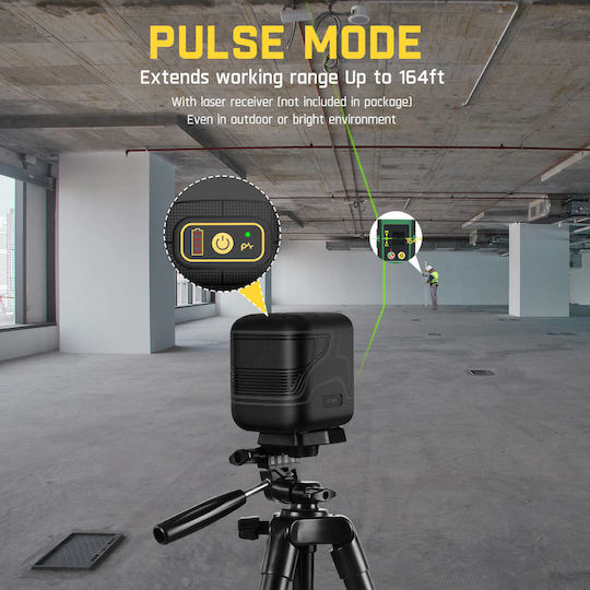 Fanttik D2 Self-leveling Linear Laser Level Green Beam 3.7V with Working Range 30m