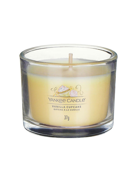 Yankee Candle Aromatic Candle In Jar With Vanilla Cupcake Scent 37gr
