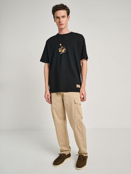 T-shirt Μαυρο