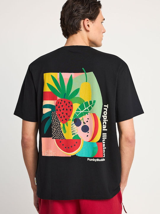 T-shirt Μαύρο