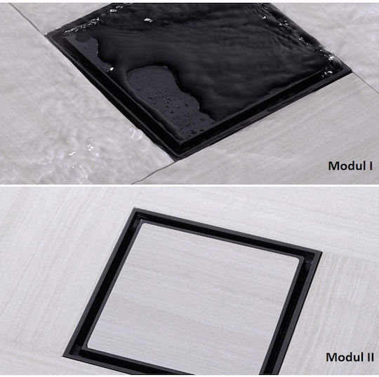 Capac De Pardoseală Din Alamă Cu Dimensiunea 10x10cm Bronz