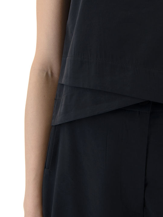 Women's Sleeveless Blouse Black