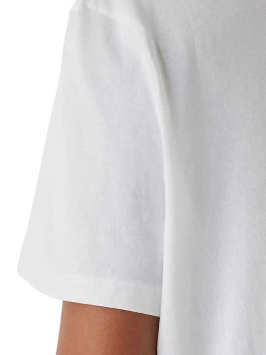 Tricou Crop Damă Alb