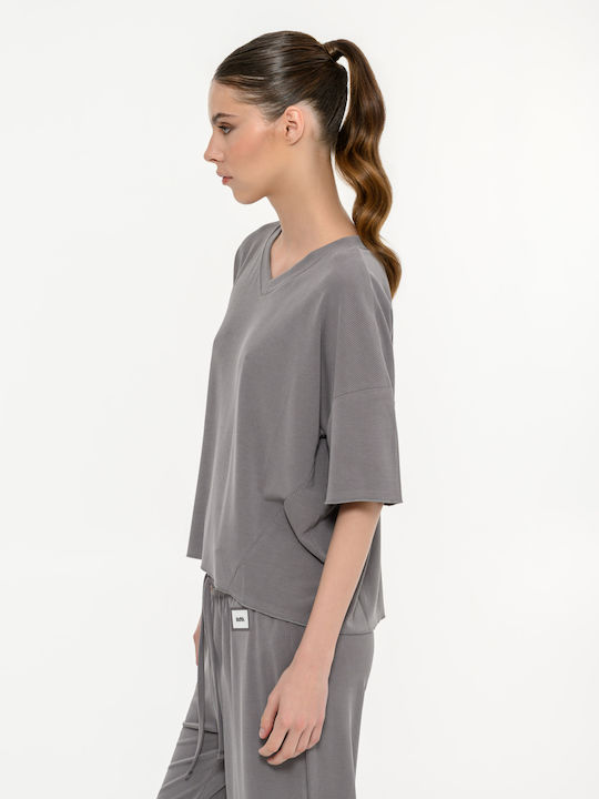 Γυναικείο Αθλητικό T-shirt Steel