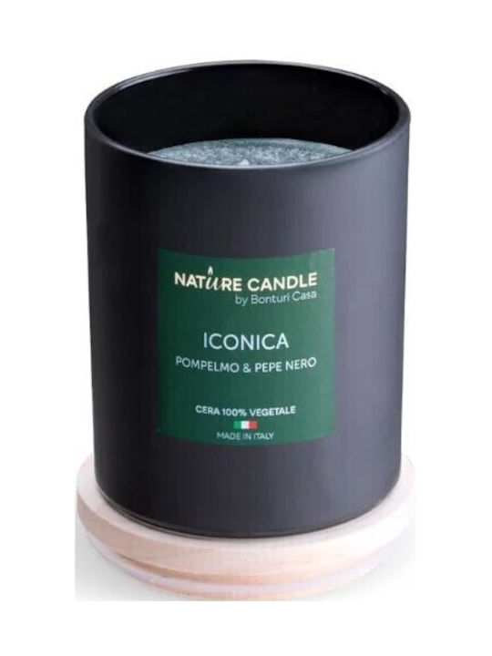 Candle Light Aromatic Candle in Jar with Orange Scent 200g