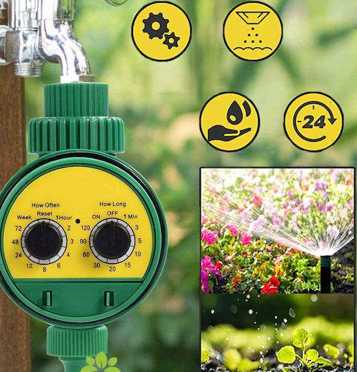 Programator Pentru Irigații Timer Zola 3/4" File Setare Ciclu Udare Timp Udare 1-120 Min Presiune 0,9-3,92 Bar Rezistent La Intemperii Alimentat Cu Baterie 10,8 X 8,5 X 8,5 Cm