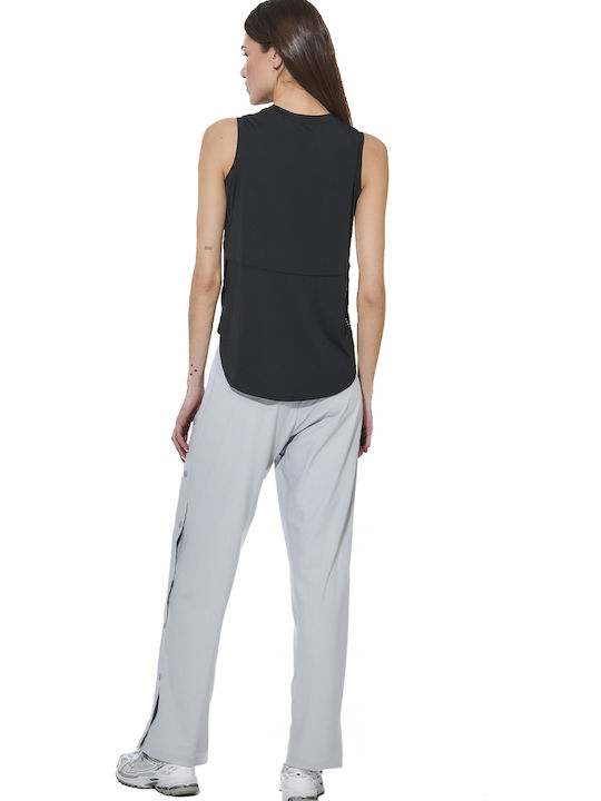 Women's Sports Sleeveless Fast Drying Black Blouse
