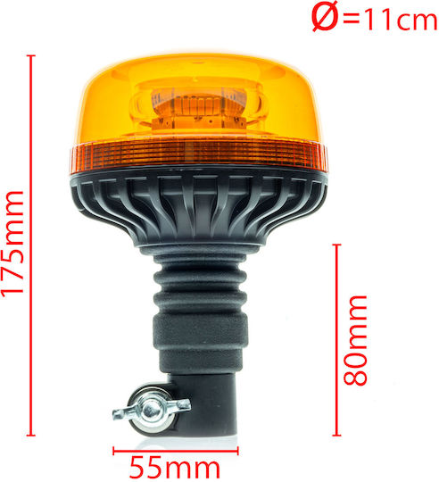 Einparts Car Beacon LED 12 / 24V Waterproof with Orange Light