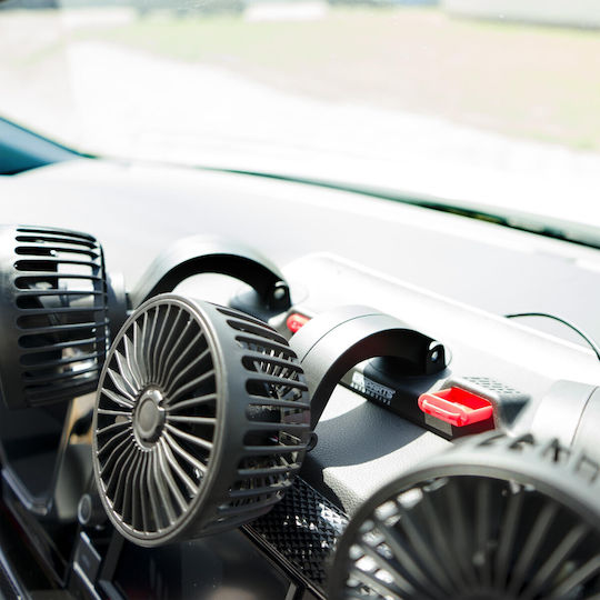 Einparts Triple 12v Car Fan Adjustable Modes