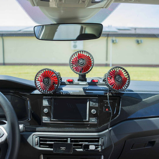 Einparts 24v Fan Trucks Buses 3 Rotating Heads