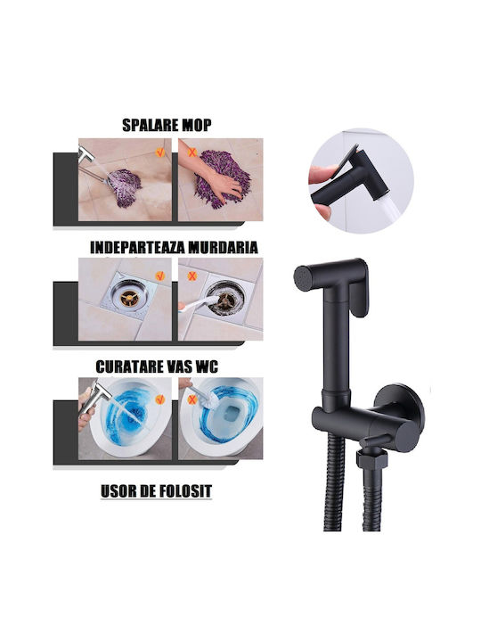 Wand Sätze für Bidet Schwarz