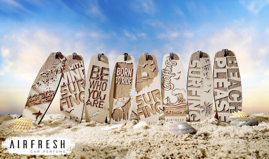 Airfresh Atlantic Copacabana Duft Apfel Zimt Kfz-Kräuteranhänger 30 Tage