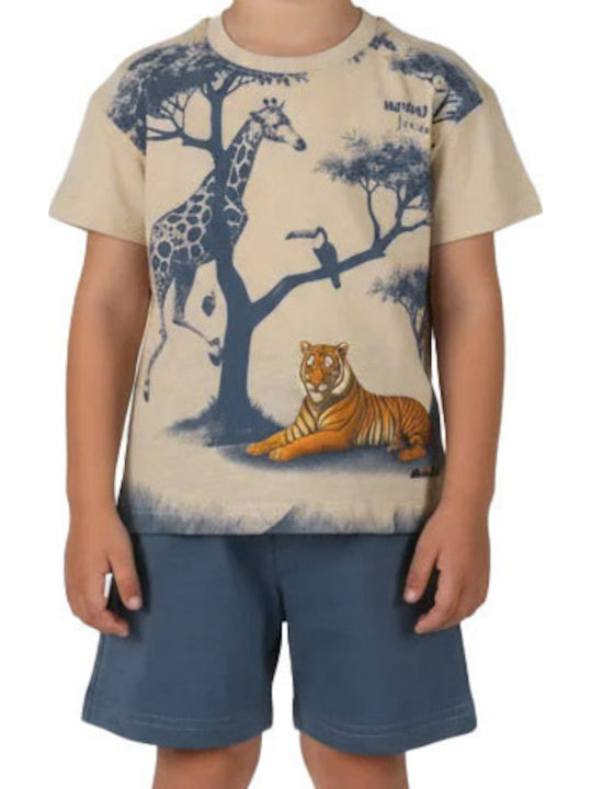Joyce Kids Set with Beige Shorts 2 Pieces