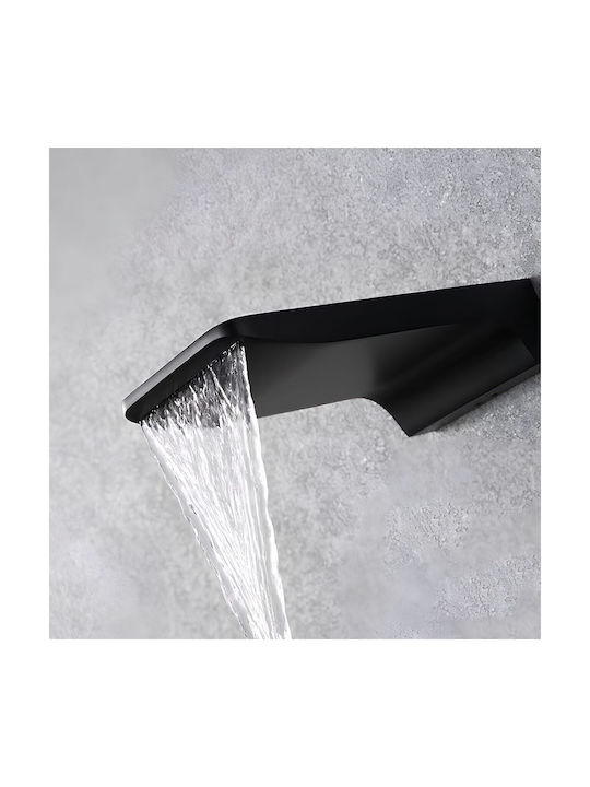Rain Drop De La Robinetul Meu Eingebaute Wasserhähne Set Für Waschbecken Schwarz