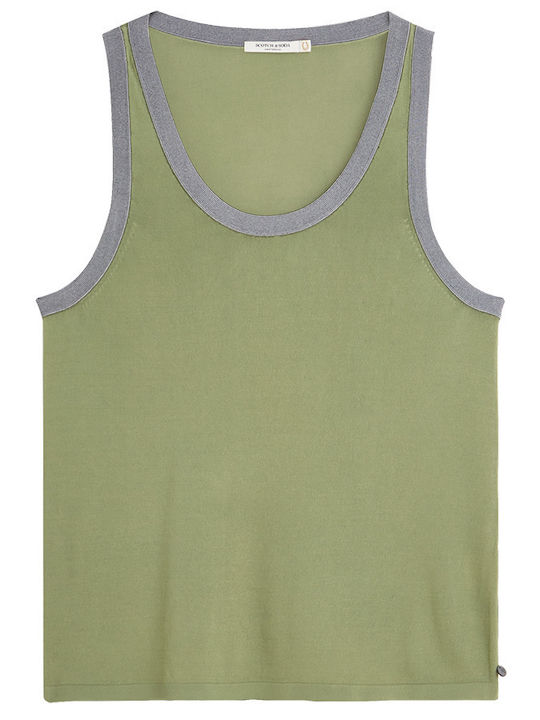 Women's Sleeveless Green Blouse