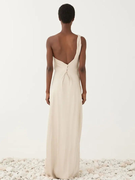 Summer Maxi Dress for Wedding and Christening Ecru