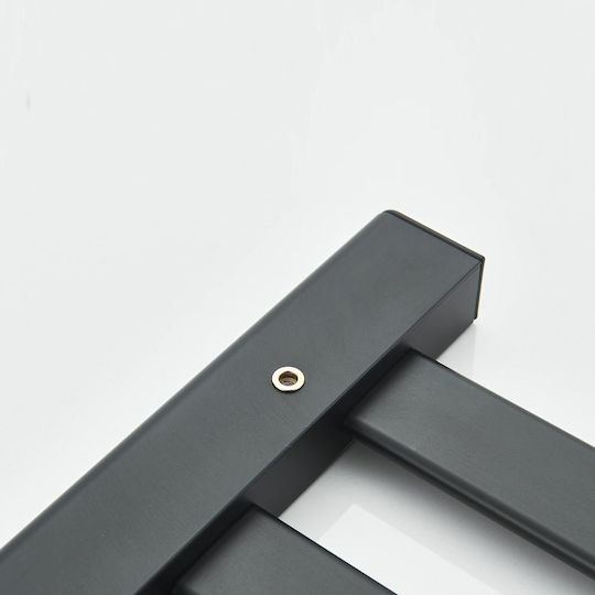 Electric Towel Rail 70W 96x58cm Black