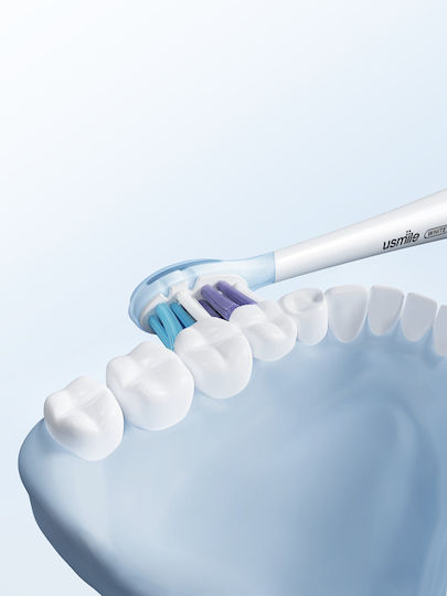 Capete Periuță de Dinți Advanced Whitening Usmile 2 Bucăți Îndepărtează Placa Bacteriană