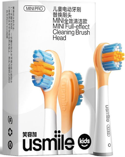 Original Usmile Mini Full-effect Cleaning Toothbrush Replacement Heads 2 Pcs Children