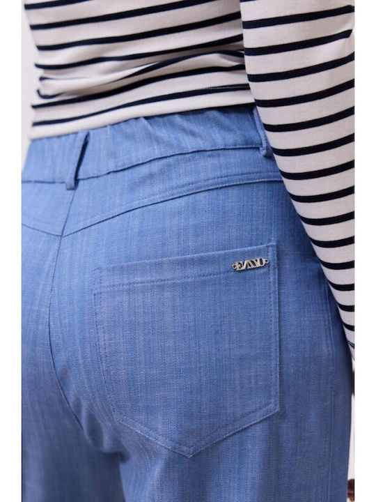 Set Dama Albastru Deschis cu Pantaloni