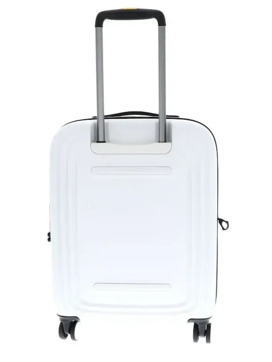 Mandarina Duck P10szv24 Valiză De Călătorie De Cabină Dură Albă Cu 4 Roți Înălțime 55 Cm