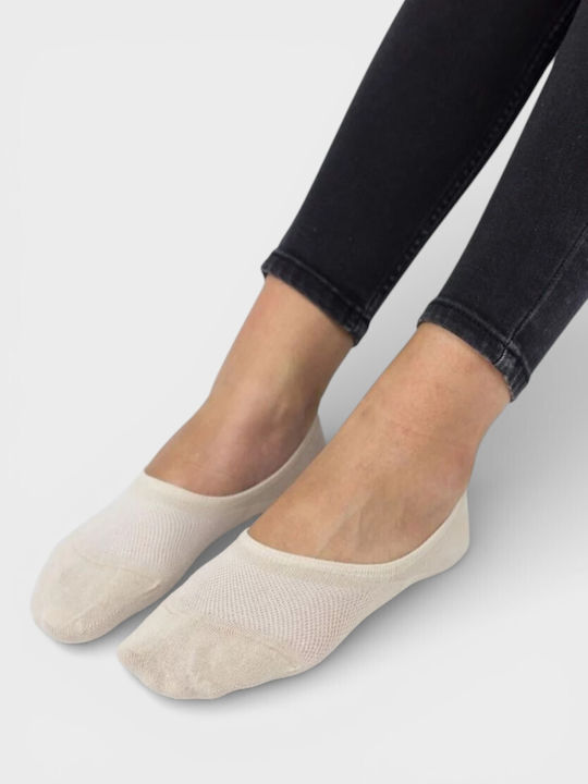 Trendy Γυναικείες Κάλτσες Μπεζ 3Pack