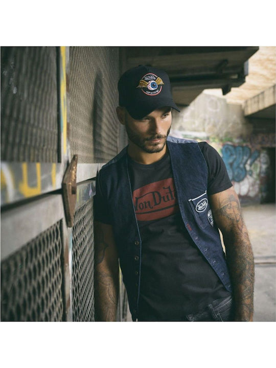 Von Dutch Мъжка Капела Trucker Черна Vd 0 Cas1 Rag Blk-noir