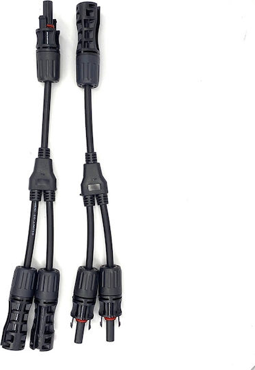 Conector Mc4 Y Panouri Solare 1 La 2 Mc4 Splitter Paralel Conexiune Panou Fotovoltaic 1000v 30a Cablu Solar Mc4 Y
