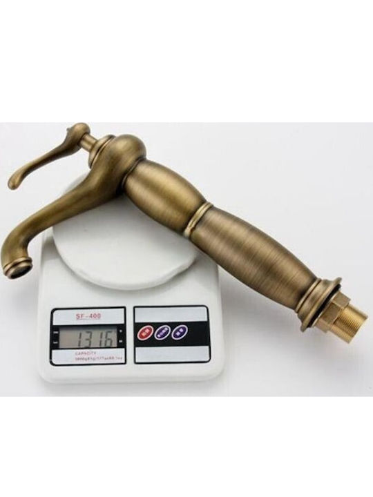 Landsh Mixing Sink Faucet Tall Retro Copper