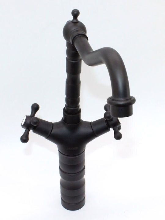 Landsh Retro Tall Black Mixing Sink Faucet