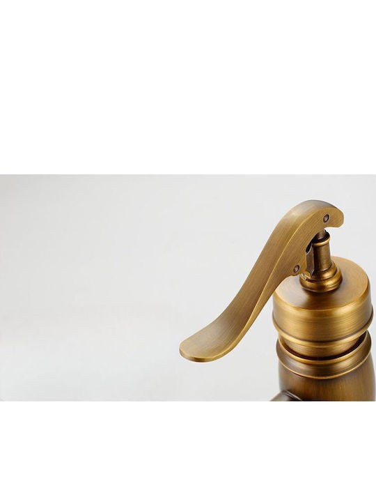Landsh Mixing Sink Faucet Tall Retro Gold