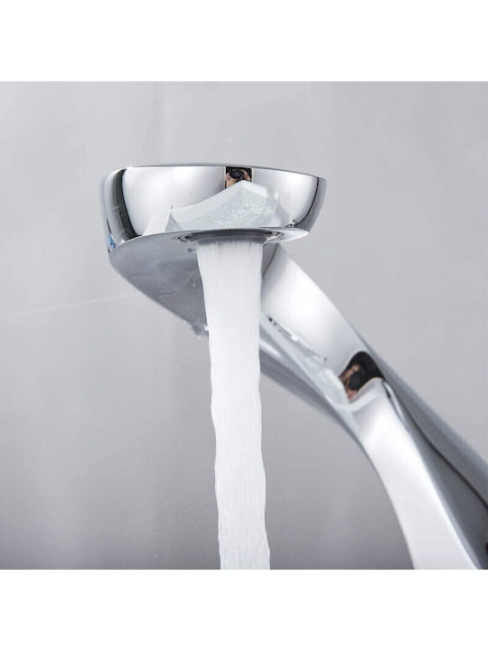Landsh Mixing Sink Faucet Tall Silver